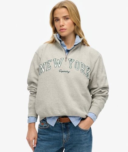 Sweatshirt Demi-zip Athletic Essentials Appliqué Taille: 40 - Superdry - Modalova
