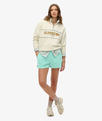 Damen Essential Logo Garment Dye Shorts - Größe: 42 - Superdry - Modalova
