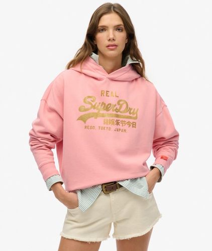 Sweat à Capuche Vintage Logo Strass Taille: 36 - Superdry - Modalova