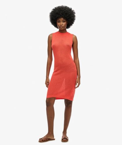 Damen Chevron Häkel-minikleid - Größe: 42 - Superdry - Modalova