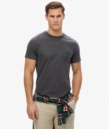 Men's Farblich Abgestimmtes Vintage Logo T-shirt - Größe: M - Superdry - Modalova
