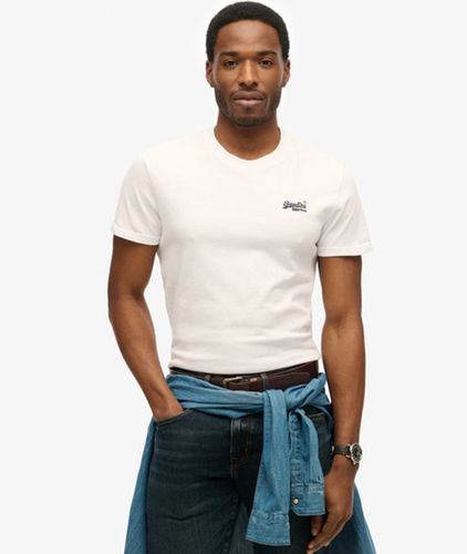 Herren Essential T-shirt mit Stickerei - Größe: XL - Superdry - Modalova