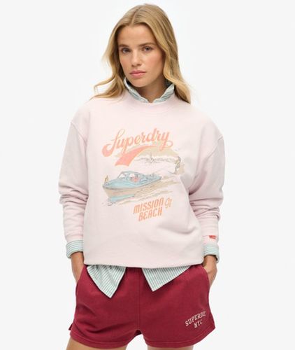 Sweat ras du cou Ample à Motif Souvenir Taille: 38 - Superdry - Modalova