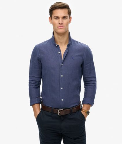 Chemise Vacation en Lin Brodé Coupe Décontractée Taille: XL - Superdry - Modalova