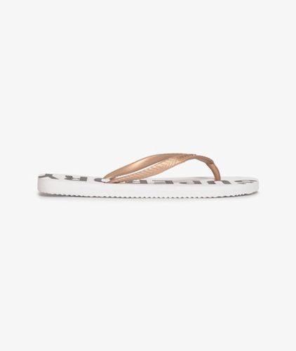Logo En Relief Code Essential Tongs, & , Pointure: M - Superdry - Modalova