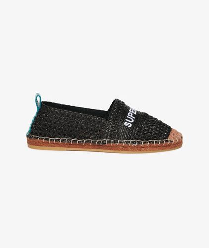 Logo Brodé En Raphia Espadrille, - Pointure: 39 - Superdry - Modalova