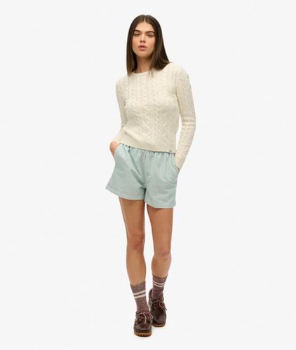 Women's Essentials Slim Cable Pullover - Größe: 34 - Superdry - Modalova