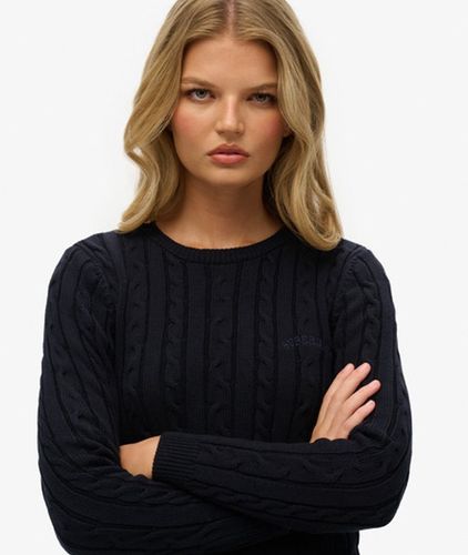 Pull Torsadé Slim Essentials Taille: 42 - Superdry - Modalova