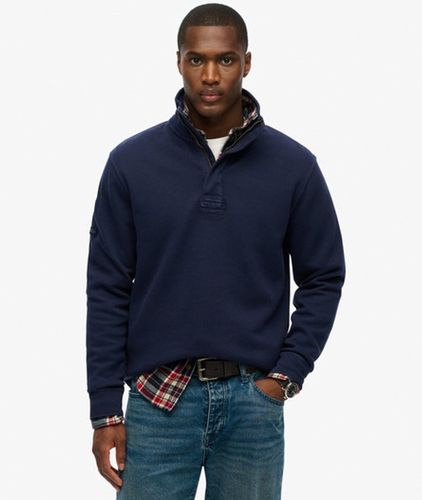 Sweatshirt Demi-zip Piqué Classique en Coton Taille: M - Superdry - Modalova