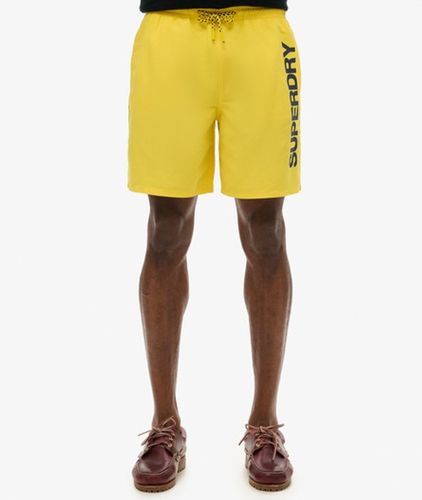 Short de Bain de Sport Recyclé à Motif Longueur 43 cm Taille: S - Superdry - Modalova