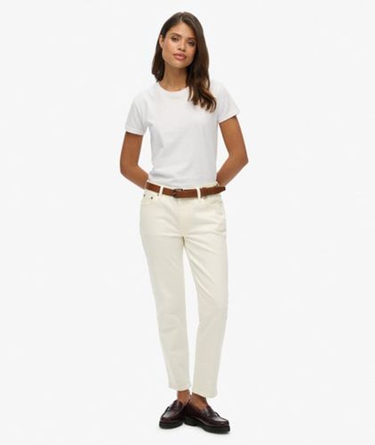 Jean Slim Taille Mi-haute en Coton Biologique Taille: 27/32 - Superdry - Modalova