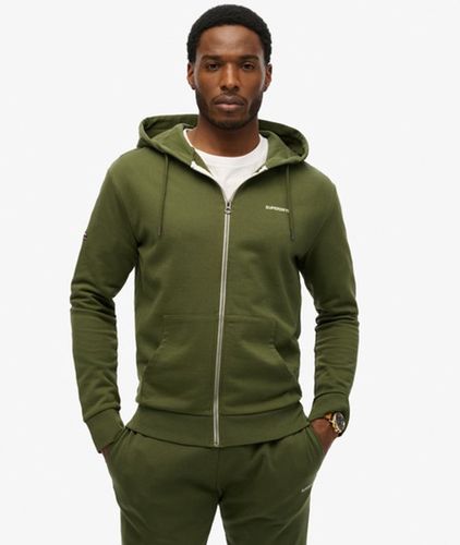 Herren Schlichter Zip-hoodie - Größe: XL - Superdry - Modalova
