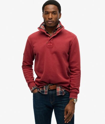 Sweatshirt Demi-zip Piqué Classique en Coton Taille: Xxl - Superdry - Modalova