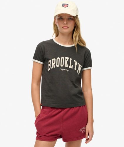 T-shirt Ajusté Athletic Essential Ringer Taille: 36 - Superdry - Modalova