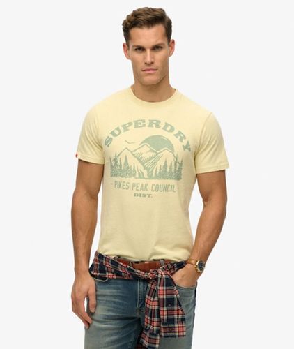 Men's Locker Geschnittenes Einfarbiges Lo-fi Outdoor T-shirt - Größe: XL - Superdry - Modalova