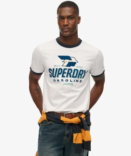 Coton Imprimé Décontracté Modern Industry T-Shirt, , Taille: XXL - Superdry - Modalova
