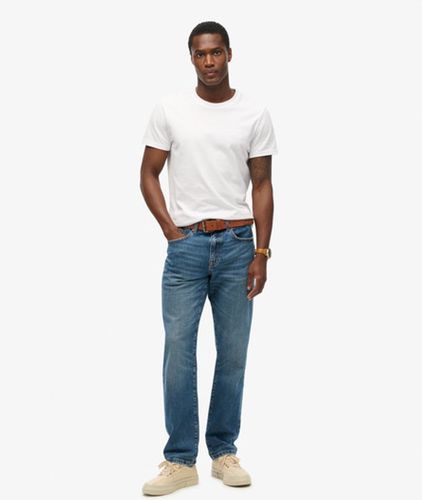 Jean Droit Slim Vintage en Coton Bio Taille: 32/32 - Superdry - Modalova