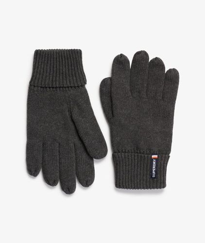 Herren Essential Strickhandschuhe mit Logo - Größe: 1Größe - Superdry - Modalova