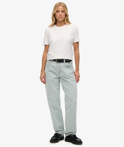 Damen Jeans mit Mittlerem Bund und Geradem Bein - Größe: 25/32 - Superdry - Modalova