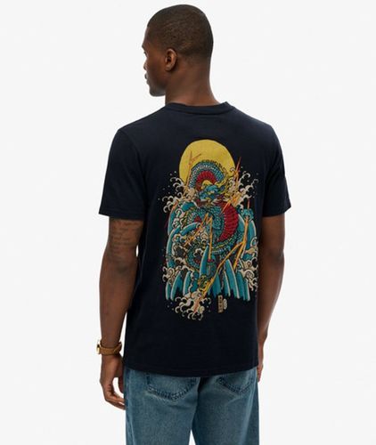 Coton Imprimé Graphique Vintage Logo Tokyo Décontracté T-Shirt, , Taille: M - Superdry - Modalova