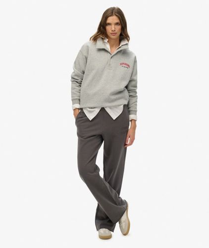Damen Farblich Abgestimmte Athletic Jogginghosen mit Weitem Bein - Größe: 34 - Superdry - Modalova