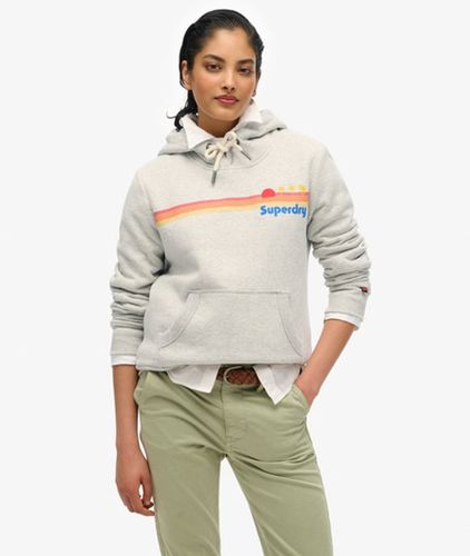 Coton Rayé Arc-En-Ciel Sweat À Capuche, , Taille: 38 - Superdry - Modalova