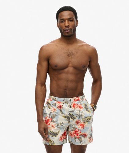 Short de Bain à Imprimé Hawaïen Longueur 43 cm Taille: M - Superdry - Modalova
