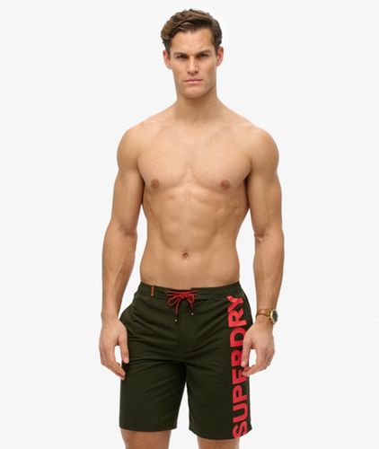 Short de Surf Classique à Logo Longueur 48 cm Taille: S - Superdry - Modalova