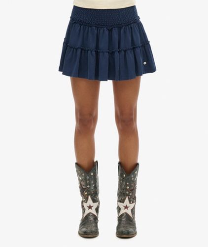 Damen Gestufter Jersey-minirock - Größe: 40 - Superdry - Modalova