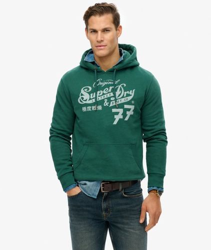 Sweat à Capuche Leather & Boot Co Script Taille: M - Superdry - Modalova