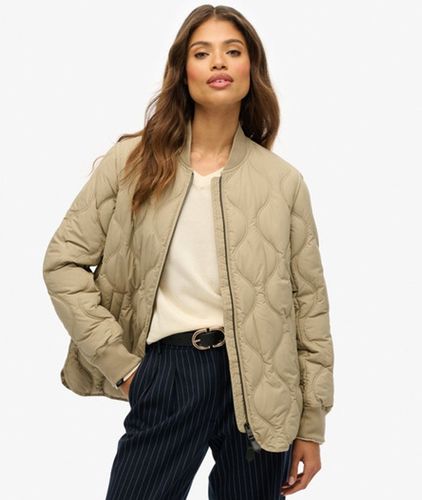 Damen Kurze Gesteppte Liner-jacke - Größe: 36 - Superdry - Modalova