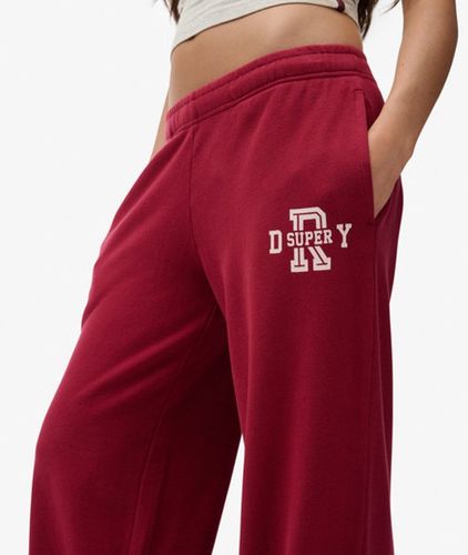 Damen Athletic Essentials Jogginghose mit Weitem Bein - Größe: 42 - Superdry - Modalova