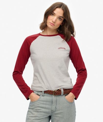 Haut de Base-ball à Manches Longues et Logo Essential Taille: 40 - Superdry - Modalova