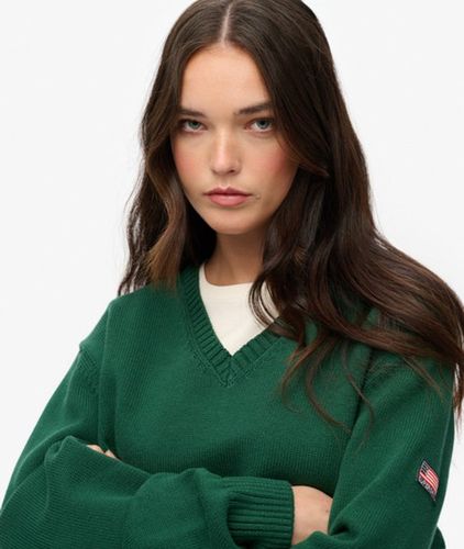 Pull Col V OverTaille Taille: 36 - Superdry - Modalova