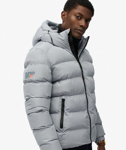 Herren Sportliche Kapuzen-steppjacke mit Lockerer Passform - Größe: S - Superdry - Modalova