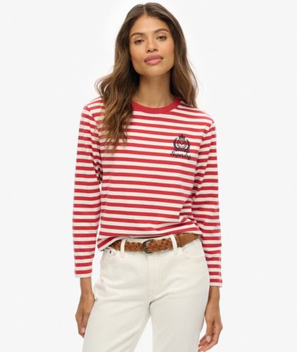 Haut Rayé à Manches Longues Country Club Taille: 36 - Superdry - Modalova