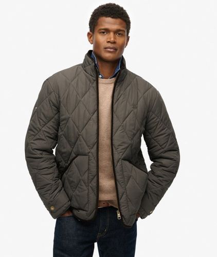 Logo Brodé Matelassée Estate Liner Veste, , Taille: S - Superdry - Modalova
