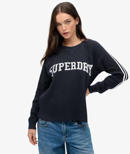 Damen Athletic Essentials Langarmshirt mit Grafik - Größe: 44 - Superdry - Modalova