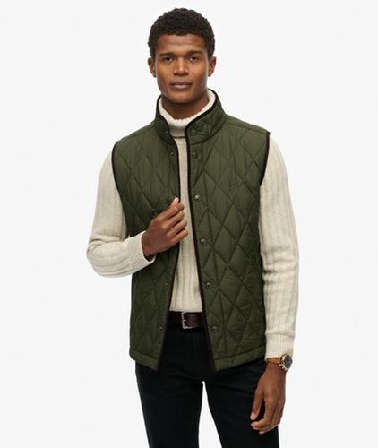 Herren Gesteppte Estate Weste - Größe: L - Superdry - Modalova