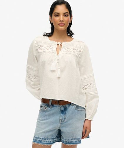 Chemisier en Dentelle Ibiza Taille: 36 - Superdry - Modalova
