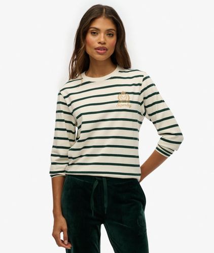 Haut Rayé à Manches Longues Country Club Taille: 40 - Superdry - Modalova