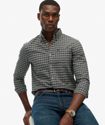 Herren Premium Kariertes Oxford-hemd - Größe: Xxl - Superdry - Modalova