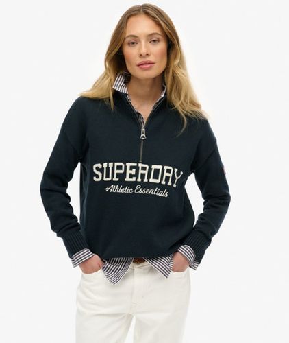 Pull à Demi-zip Graphique Décontracté Taille: 44 - Superdry - Modalova