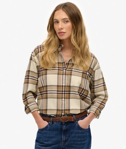Chemise Flanelle Carreaux Coupe OverTaille Taille: 42 - Superdry - Modalova
