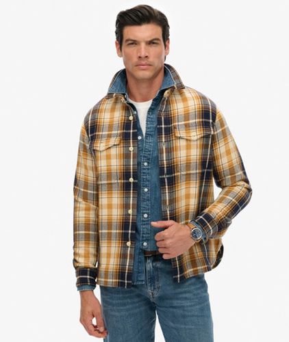 Chemise à Carreaux Épaisse - The Merchant Store Taille: M - Superdry - Modalova