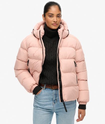 Damen Kapuzen-sportpufferjacke - Größe: 38 - Superdry - Modalova