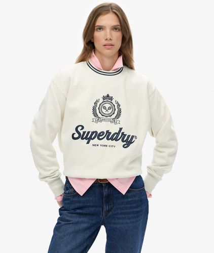 Sweat Ample à col Rond Country Club Taille: 42 - Superdry - Modalova