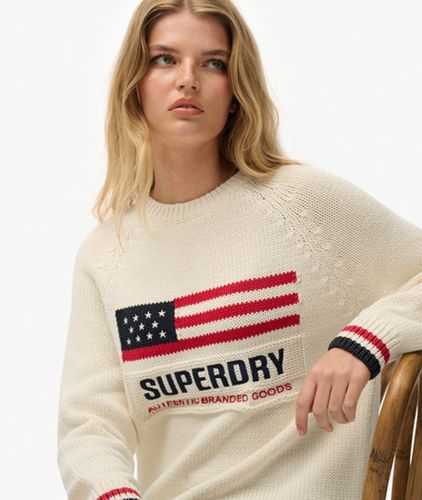 Pull en Maille col Rond Americana Taille: 38 - Superdry - Modalova