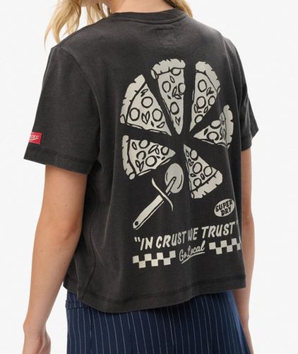 T-shirt Roadside Trade Coupe Décontractée Taille: 42 - Superdry - Modalova
