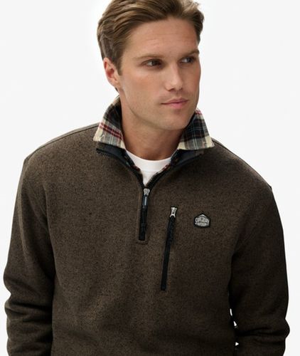 Herren Storm Fleece Pullover mit Lockerer Passform - Größe: L - Superdry - Modalova
